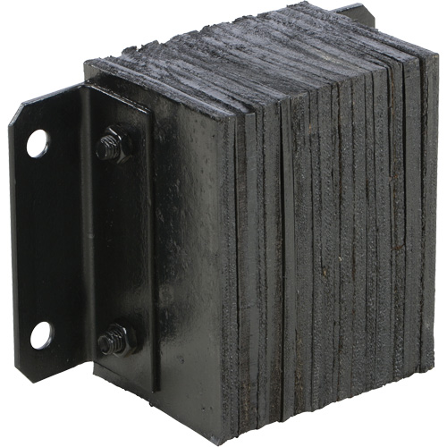 Butoir de quai lamell&eacute;, Horizontal, Caoutchouc, 12" la x 6" p x 10" h Les Distributions ICE