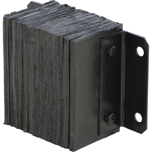 Butoir de quai lamell&eacute;, Horizontal, Caoutchouc, 12" la x 6" p x 10" h Les Distributions ICE