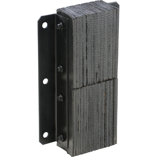 Butoir de quai lamell&eacute;, Vertical, Caoutchouc, 13-1/4" la x 4-1/2" p x 20" h Les Distributions ICE
