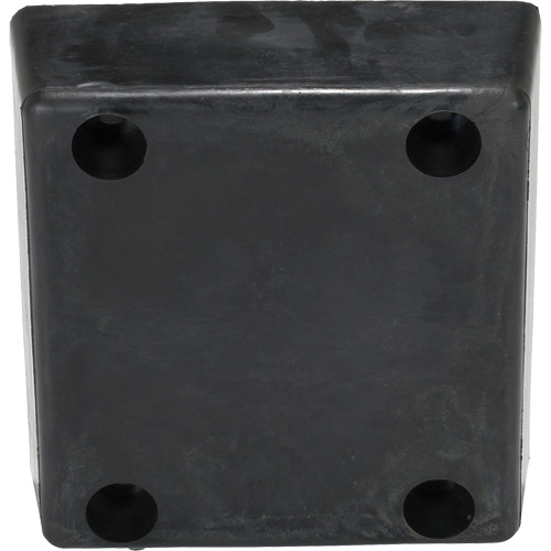 Molded Dock Bumper, Reinforced Rubber, 12" W x 4" D x 13" H Les Distributions ICE
