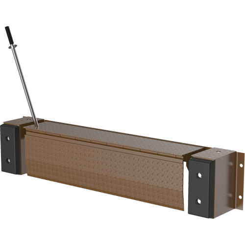 Mechanical Edge-O-Dock Leveler, 93" W, 66" Deck Width, 29" Span Les Distributions ICE
