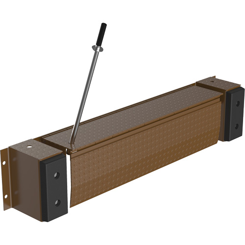 Mechanical Edge-O-Dock Leveler, 93" W, 66" Deck Width, 29" Span Les Distributions ICE