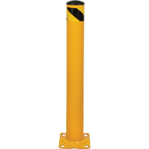 Bollard, Steel, 36" H x 4-1/2" W, Yellow Les Distributions ICE