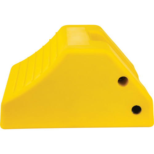Cale de roue robustes, Ur&eacute;thane, Jaune, 15-1/2" la x 17-7/10" p x 10" h Les Distributions ICE