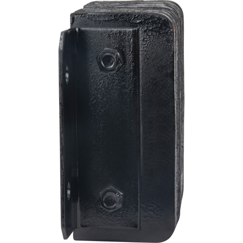 Laminated Dock Bumpers, Horizontal, Rubber, 12" W x 4" D x 10" H Les Distributions ICE