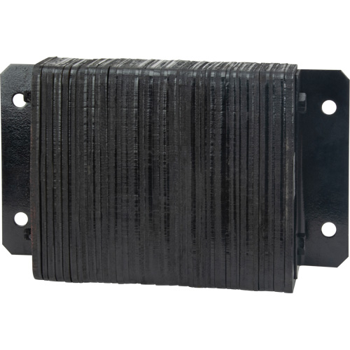 Butoirs de quai lamell&eacute;s, Horizontal, Caoutchouc, 18" la x 4" p x 12" h Les Distributions ICE