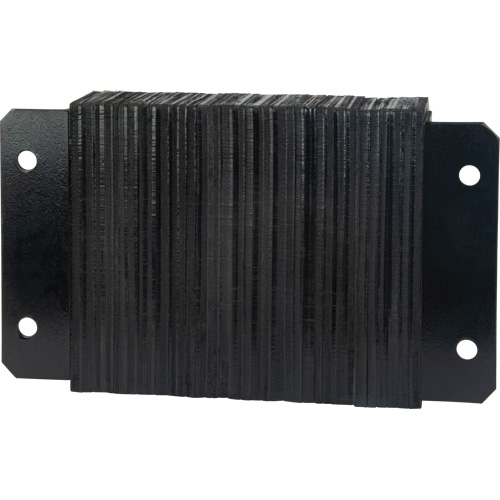 Butoirs de quai lamell&eacute;s, Horizontal, Caoutchouc, 18" la x 4" p x 12" h Les Distributions ICE