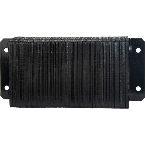 Butoirs de quai lamell&eacute;s, Horizontal, Caoutchouc, 24" la x 4" p x 12" h Les Distributions ICE
