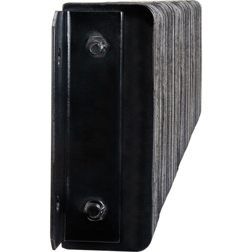 Laminated Dock Bumpers, Horizontal, Rubber, 36" W x 4" D x 12" H Les Distributions ICE