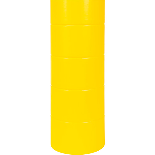Polyethylene Bollard Cover, 6-5/8" Dia. x 60" L, Red/Yellow Les Distributions ICE