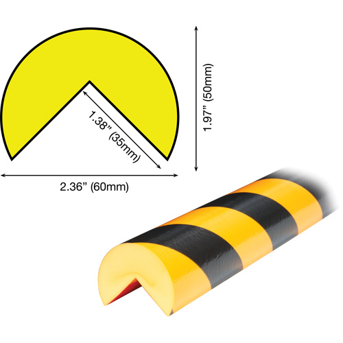 Butoir de protection de coin mod&egrave;le A Plus 1M Les Distributions ICE