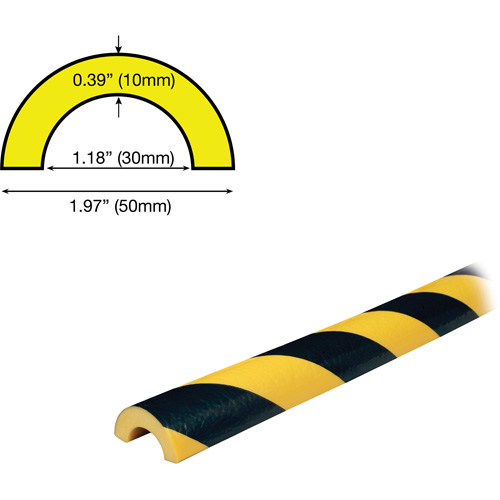 Butoir de protection de tuyau mod&egrave;le R30 5M, Longueur 2' (0,6096 m) Les Distributions ICE