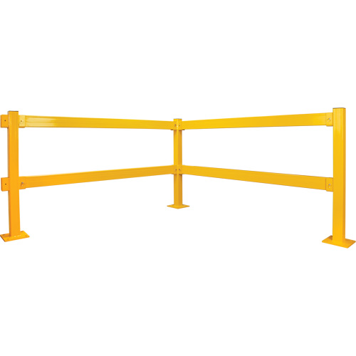 Garde-corps Lift-Out, Acier, 3' lo x 4" h, Jaune s&eacute;curit&eacute; OSHA Les Distributions ICE