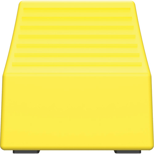 Checkers Safety Heavy-Duty Ultra Class Mining Wheel Chock without Bracket, HDPE, Yellow, 14-1/2" W x 17-1/2" D x 16" H Les Distributions ICE