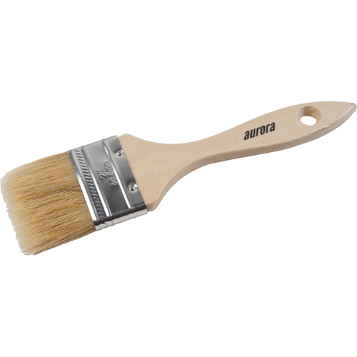 Pinceaux s&eacute;rie AP200, Soie blanche, Manche Bois, Largeur de 2" Les Distributions ICE