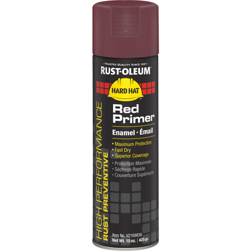 V2100 System Enamel Spray Primer, Red, Matte, 15 oz., Aerosol Can Les Distributions ICE