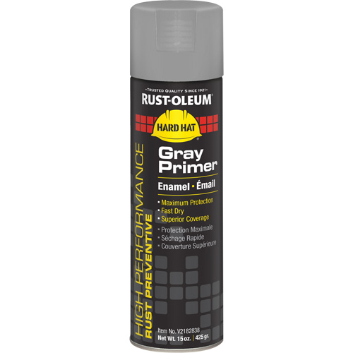 V2100 System Enamel Spray Primer, Gray, Matte, 15 oz., Aerosol Can Les Distributions ICE