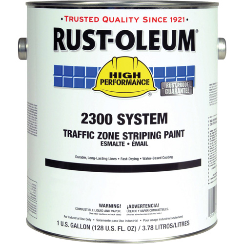Peinture pour traçage de ligne pour zone de circulation System 2300, Jaune, 5 gal., Gallon Les Distributions ICE