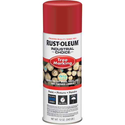 Peinture pour le marquage des arbres Industrial Choice T1600, Rouge, 16 oz Les Distributions ICE