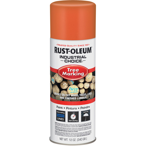 Peinture pour le marquage des arbres Industrial Choice T1600, Rose fluorescent, 16 oz Les Distributions ICE