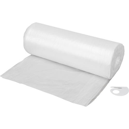 Toile de protection, 400' lo x 9' la, Plastique Les Distributions ICE