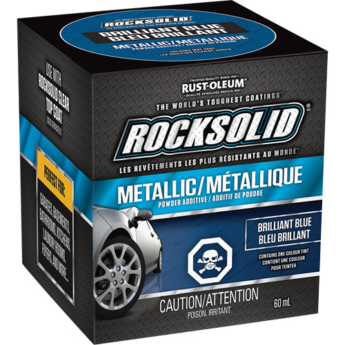 Additifs de poudre m&eacute;tallique RockSolid, 60 ml, Bouteille, Bleu brillant Les Distributions ICE