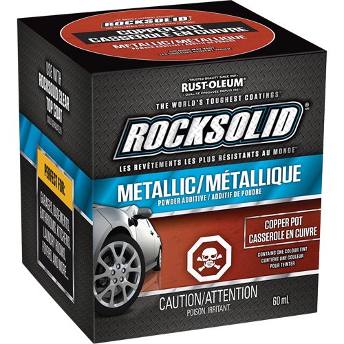 Additifs de poudre m&eacute;tallique RockSolid, 60 ml, Bouteille, Casserole en cuivre Les Distributions ICE