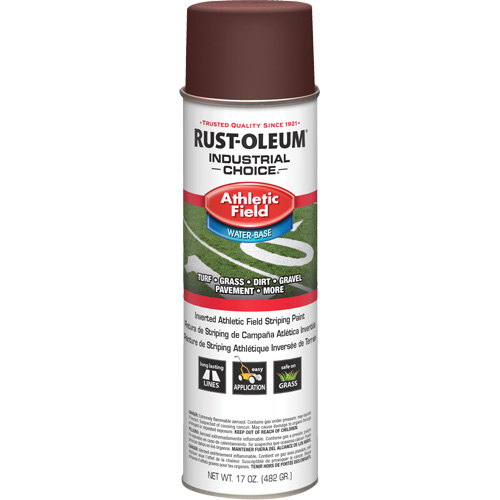 Peinture de lignage pour terrains de sport AF1600, Rouge, Canette a&eacute;rosol Les Distributions ICE