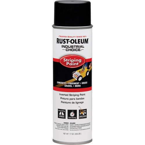 S1600 System Inverted Striping Paint, Black, Aerosol Can Les Distributions ICE