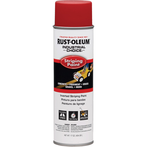 S1600 System Inverted Striping Paint, Red, Aerosol Can Les Distributions ICE