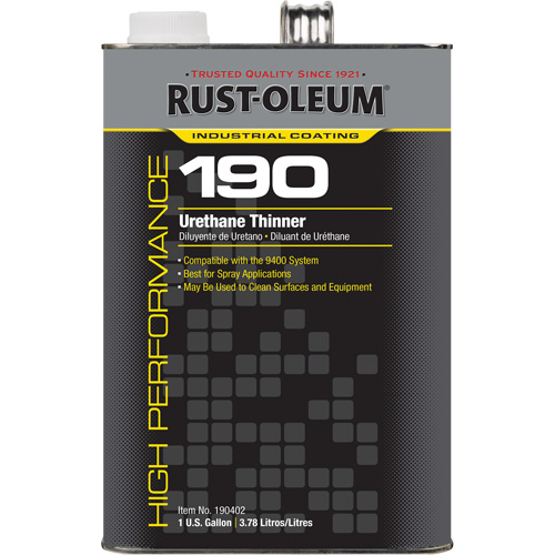 190 Urethane Thinner, Gallon, 1 gal. Les Distributions ICE
