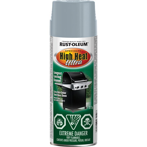 Specialty High Heat Ultra Enamel Spray Paint, Aerosol Can, Silver Les Distributions ICE