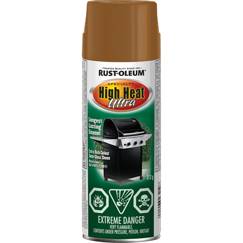 Specialty High Heat Ultra Enamel Spray Paint, Aerosol Can, Aged Copper Les Distributions ICE