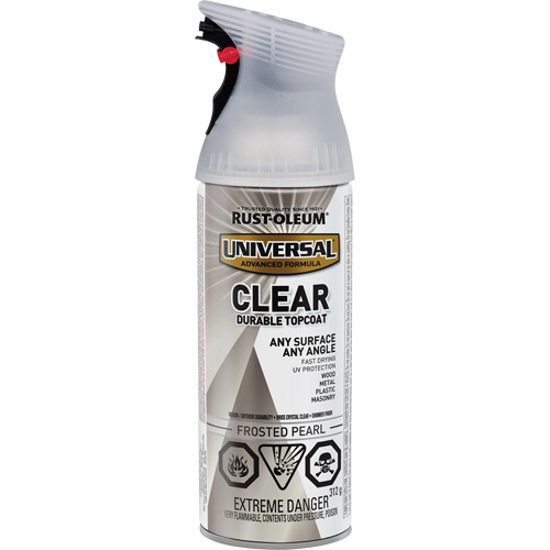 Universal Durable Top Coat, 312 g, Aerosol Can, Frosted Pearl Les Distributions ICE