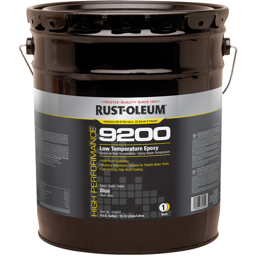 9200 System Low Temperature Epoxy Base, Blue, 4 gal., Pail Les Distributions ICE
