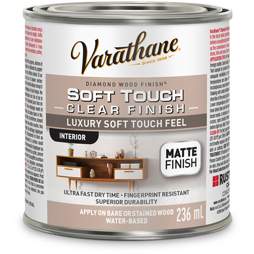 Varathane&reg; Diamond Wood Finish&reg; Coating, 236 ml, Clear, Matte Les Distributions ICE