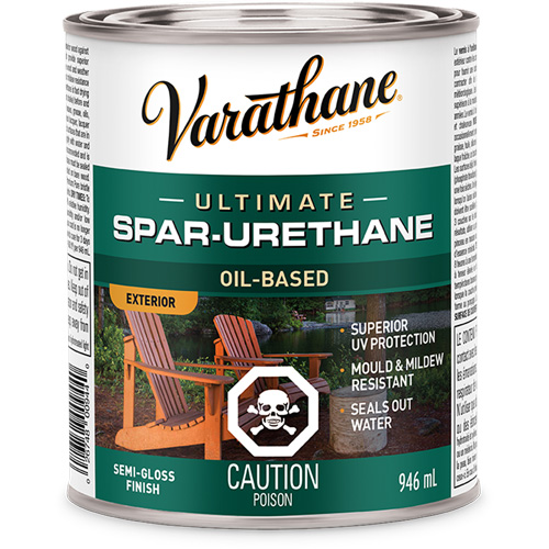 Rev&ecirc;tement &agrave; fini diamant pour bois Varathane, 946 ml, Transparent, Semi-brillant Les Distributions ICE
