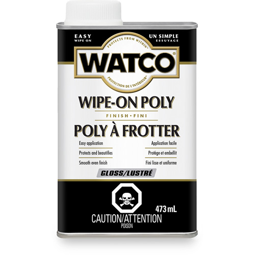 Watco&reg; Wipe-on Poly Stain, 473 ml, Clear, Gloss Les Distributions ICE