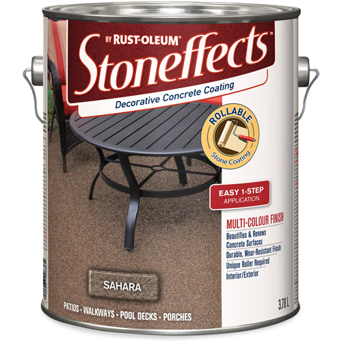 Stoneffects Decorative Concrete Coating, 3.78 L, Textured, Beige Les Distributions ICE