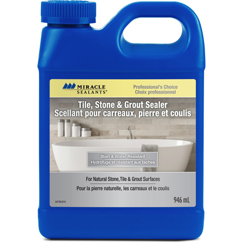 Miracle Sealants&reg; Tile, Stone & Grout Sealer, Jug Les Distributions ICE