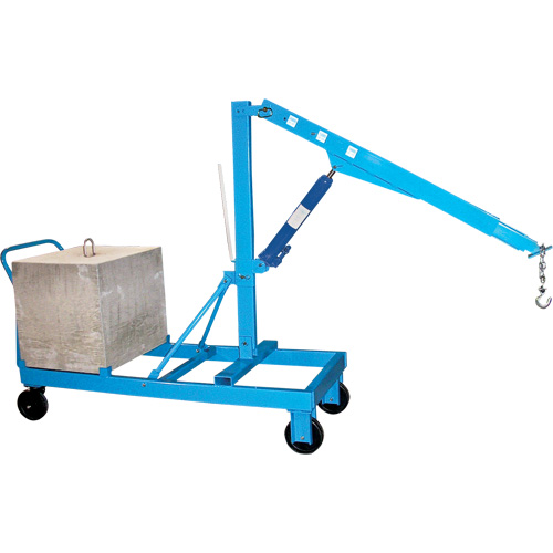 Potences de levage - Fl&egrave;che inverse, Lev&eacute;e 8', 1000 lb (0,5 tonne), 57" bras, 78" ha Les Distributions ICE