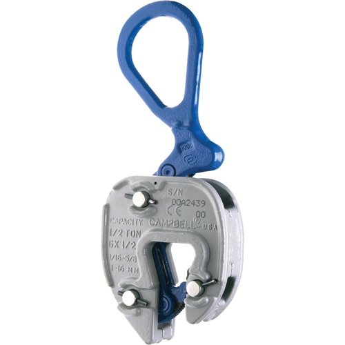 GX Lifting Clamps, 6000 lbs. (3 tons) Working Load Limit, 1/16" - 1" Jaw Opening Les Distributions ICE