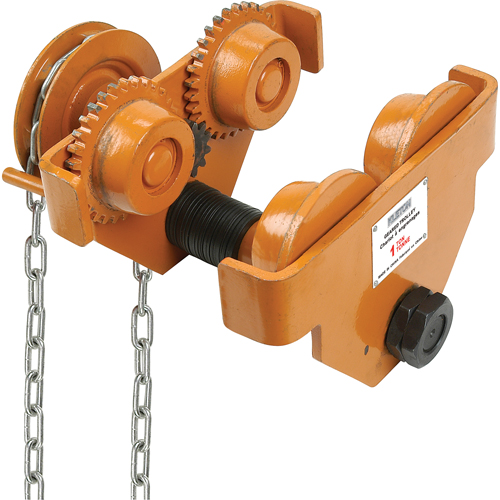 Adjustable Trolleys, 1000 lbs. (0.5 tons) Capacity, 2-11/16" - 5-1/4" Les Distributions ICE
