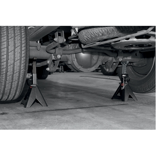 Jack Stands, Locking Pin, 6 tons Capacity, 15-7/10" - 24-2/5" H Les Distributions ICE