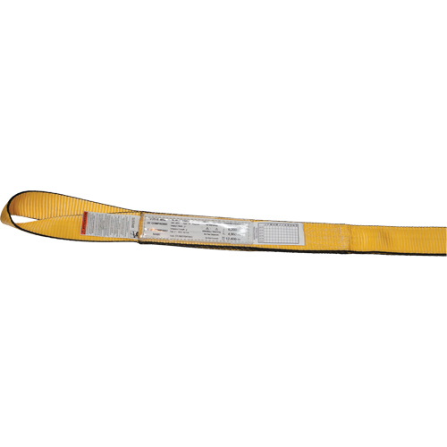 Nylon Slings, Double Ply, Twisted Eye, Type 4, 4" W x 3' L, 11000 lbs. Vertical Load Limit Les Distributions ICE