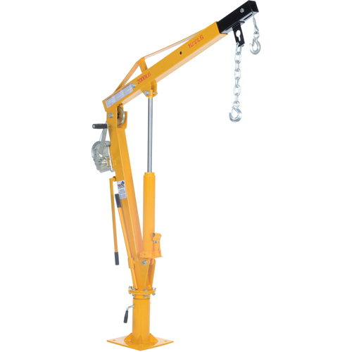 Winch Operated Truck Jib Crane, 1000 lbs. (0.5 tons) Capacity, 86-1/2" Max. Clearance Les Distributions ICE