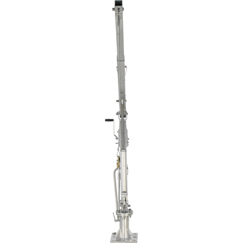Winch Operated Truck Jib Crane, 1000 lbs. (0.5 tons) Capacity, 97" Max. Clearance Les Distributions ICE