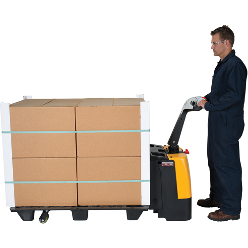 Fully Powered Electric Pallet Truck, 3000 lbs. Cap., 47" L x 25" W Les Distributions ICE