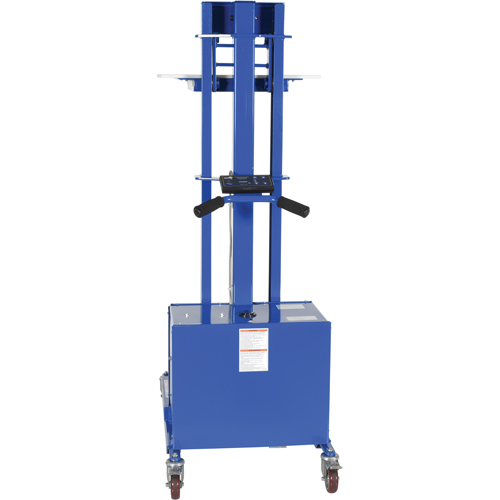 Quick Lift Stacker, Electric Operated, 400 lbs. Capacity, 57" Max Lift Les Distributions ICE