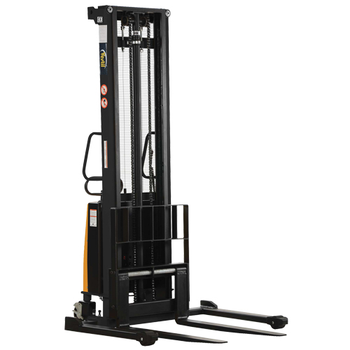 Fork Lift Stacker, Electric Operated, 2000 lbs. Capacity, 150" Max Lift Les Distributions ICE